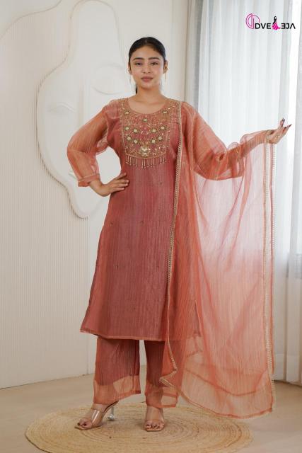 Dveeja sanskar handwork 3pcs kurtis wholesale